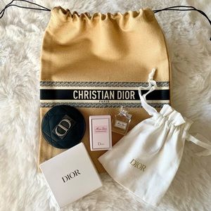 NEW Dior Dioriviera Drawstring Bag+Compact Mirror+Pouch+Miss Dior Perfume Sample